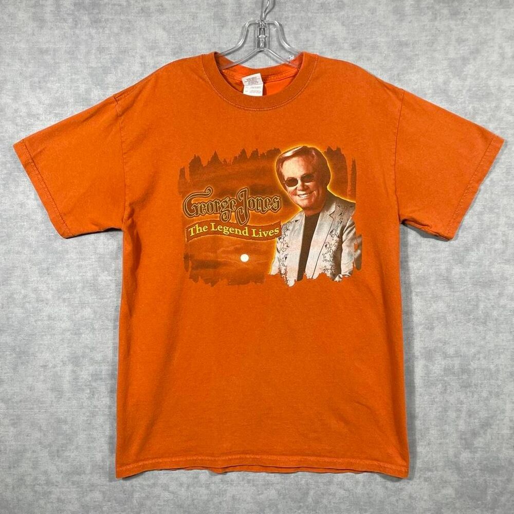 Vintage 2003 George Jones The Legend Lives tour tee